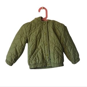 Old Navy Toddler Quilted Green Jacket